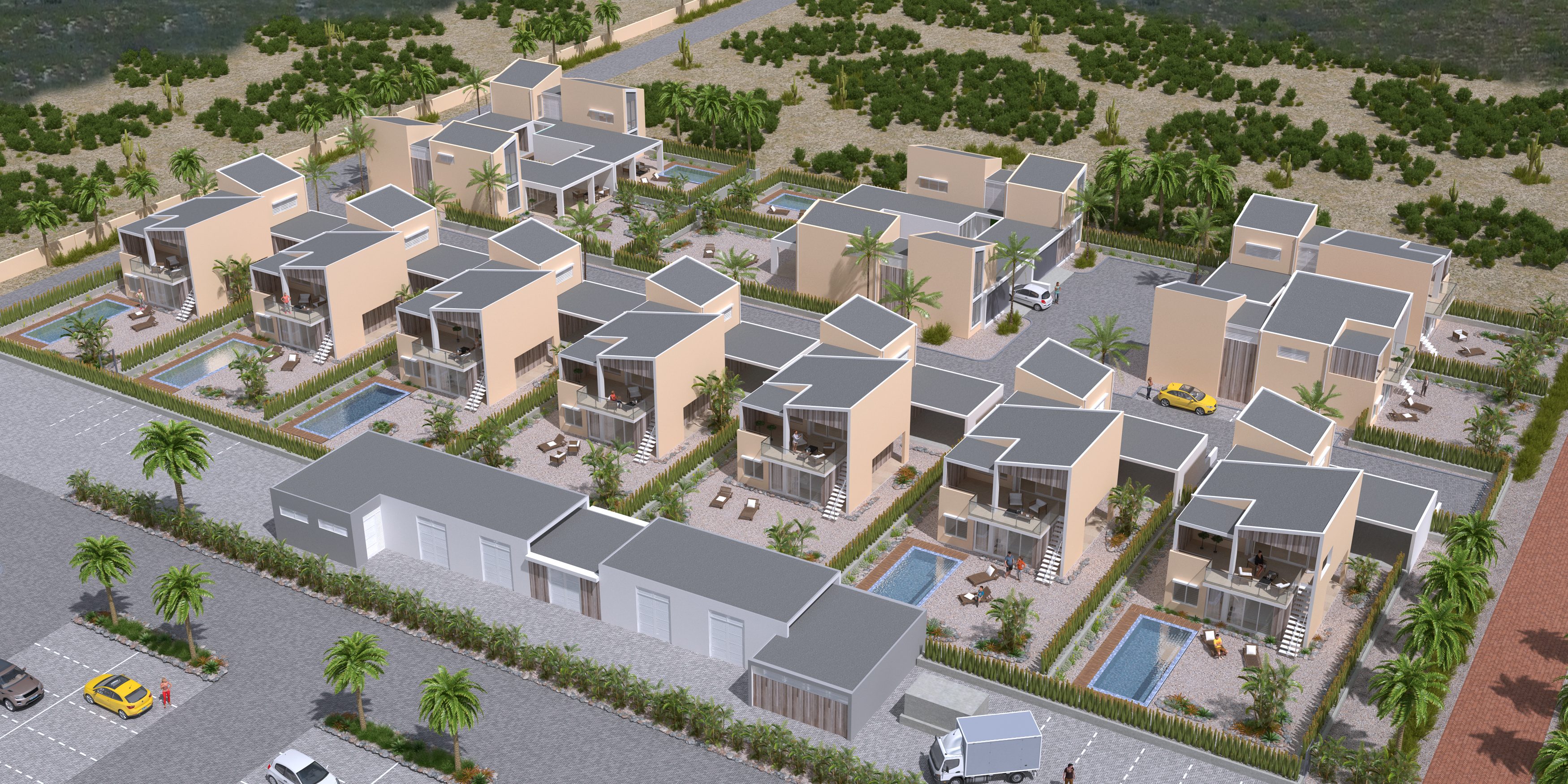 Delfins beach Resort Villa Bonaire Peree Bouwadvies